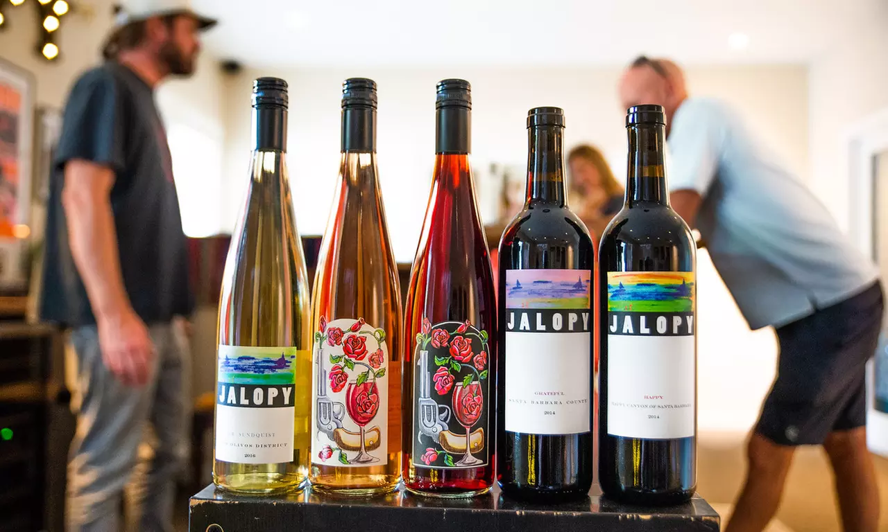 Wine Tasting for One, Two, or Four with Gift Card Toward Wine at Jalopy Wine and Music (Up to 50% Off) - Primary Image