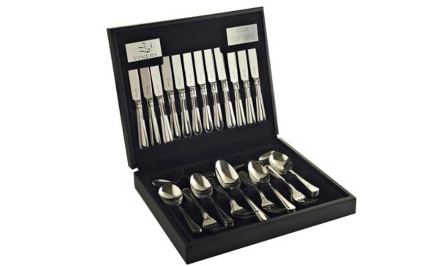 Image 1: Viners Bead Cutlery Set