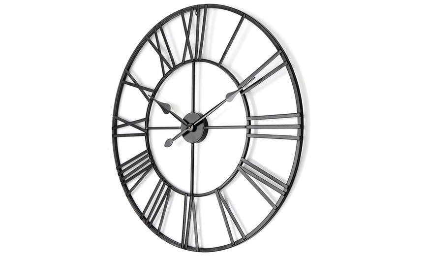 Image 3: Roman Numeral Wall Clock