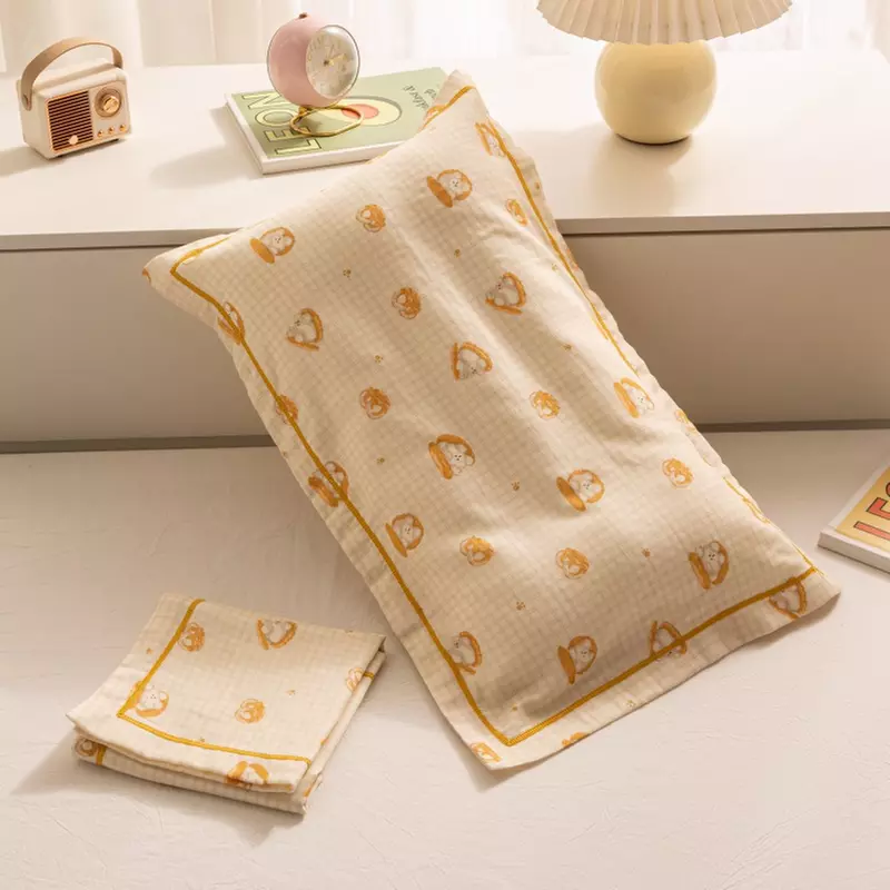 Breathable Pure Cotton Kids Pillowcase Pair