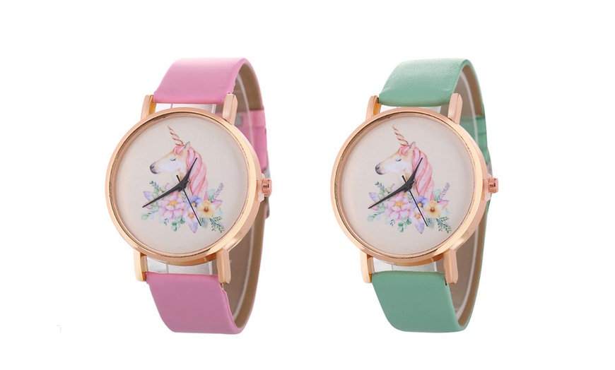 Image 6: Women's Unicorn Watch