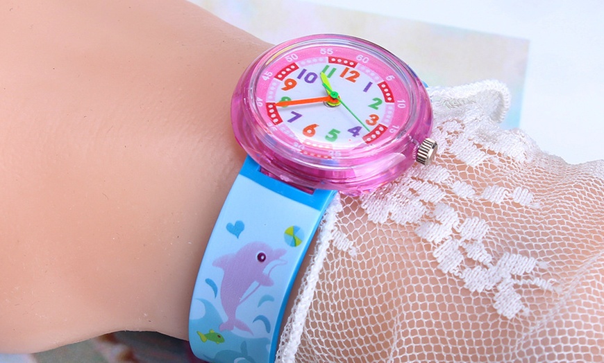 Image 2: Kids' Cartoon Jelly Watch