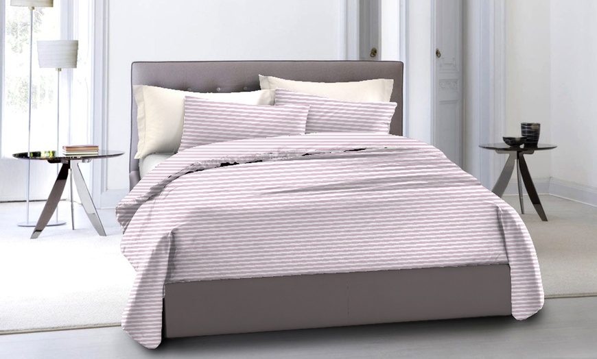 Image 19: Biancheria letto in puro cotone Made in Italy Novilunio