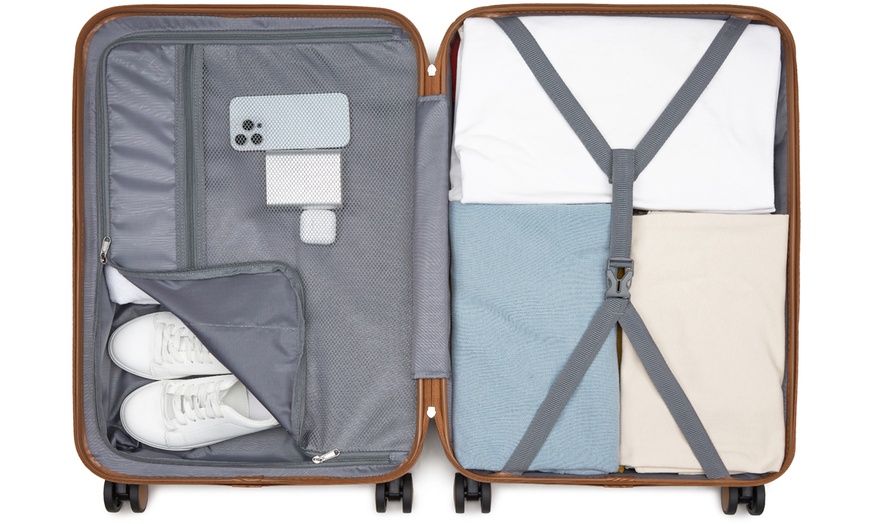 Image 6: Kono Reisekoffer inkl. Reisetasche und Kulturbeutel