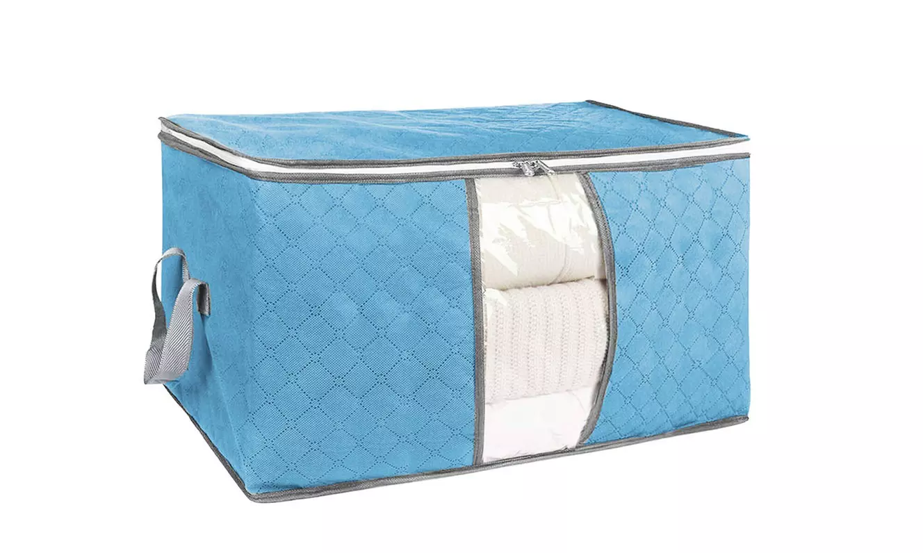 Non-Woven Clothes Storage Under-Bed Bins Foldable Closet Organizer Containers