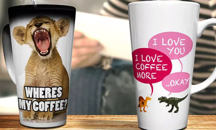 Personalized Magic Latte Mugs from Printerpix (Up to 93% Off) - Primary Image