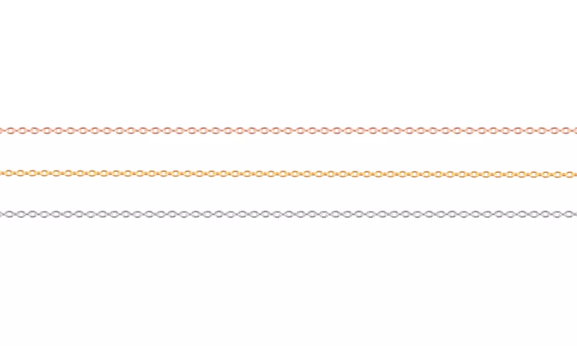 Elegante ketting in kleur naar keuze - Primary Image