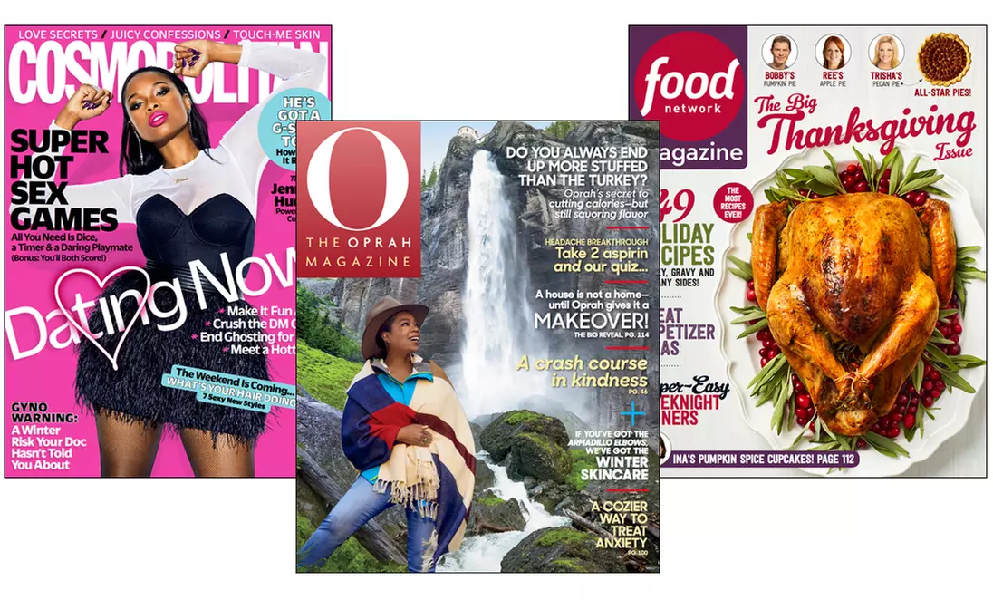 One-Year Subscription to Food Network or Other Titles Including Cosmopolitan, Esquire, and More (Up to 87% Off) - Primary Image