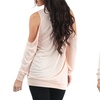Image 6: Women's Hacci Cold Shoulder Tunic. Plus Sizes Available.
