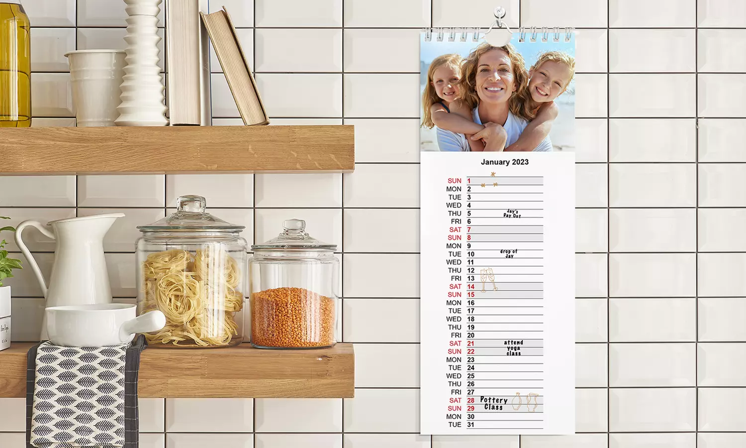 Personalised Kitchen Calendars