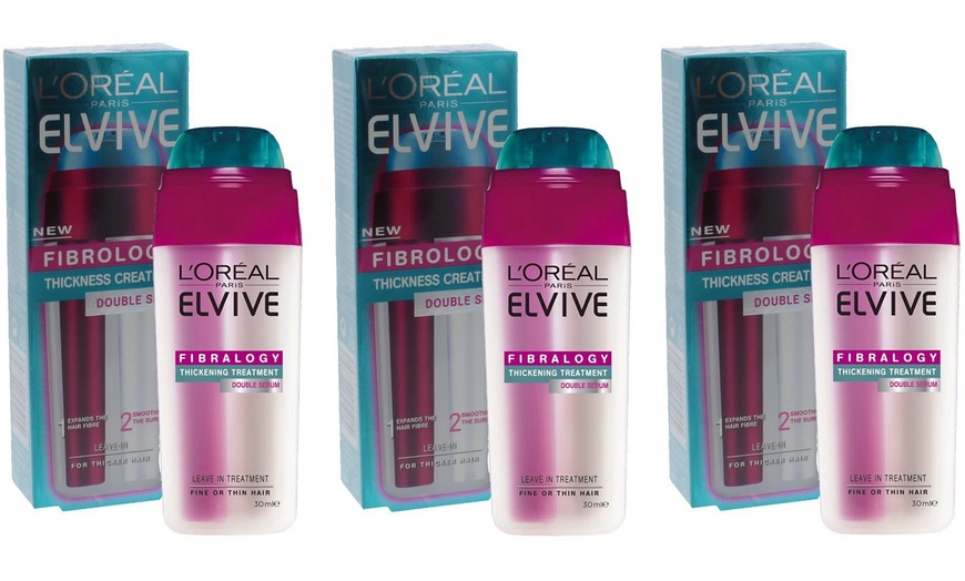 Image 1: L'Oréal Elvive Serum Three-Pack