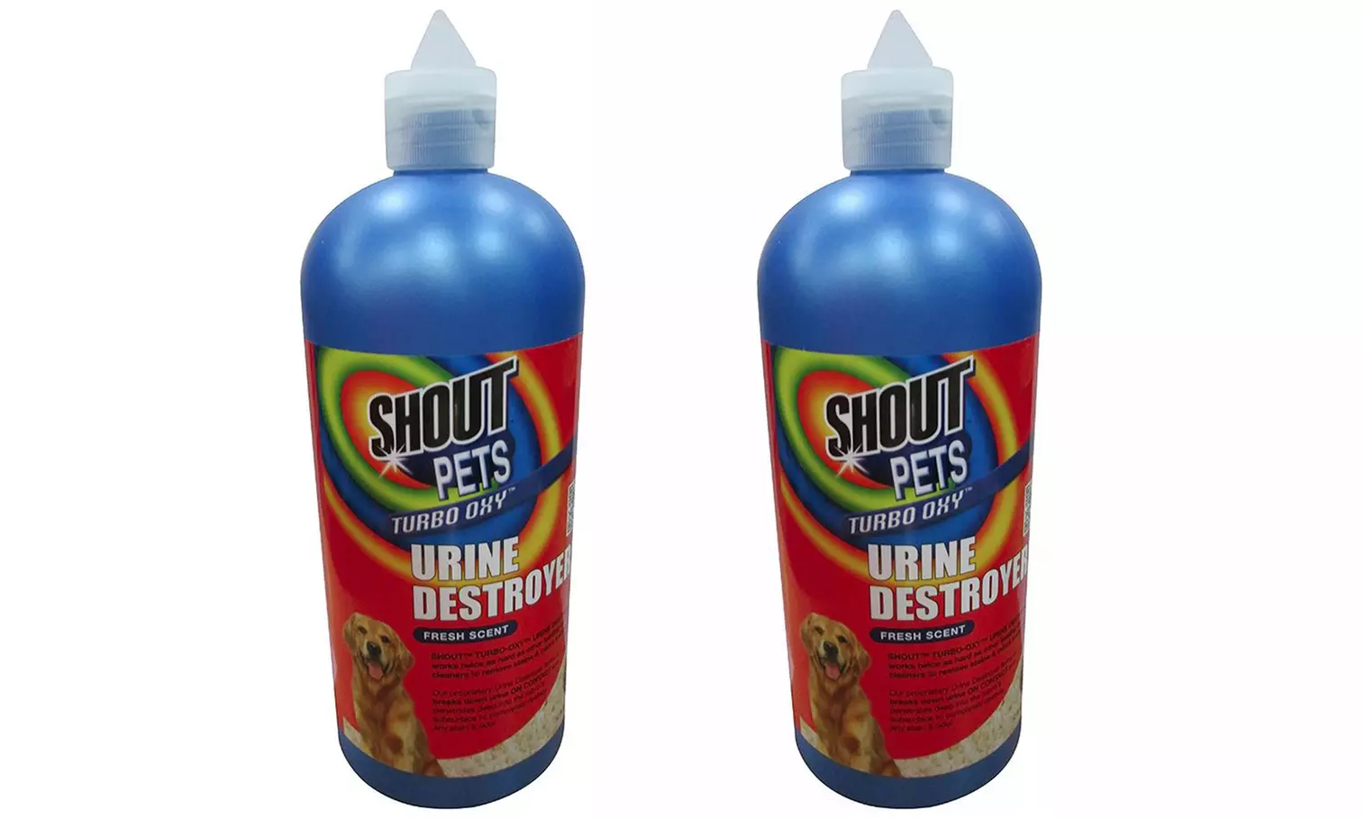 Shout for Pets Turbo Oxy Urine Destroyer (2- or 3-Pack) - Second Medium