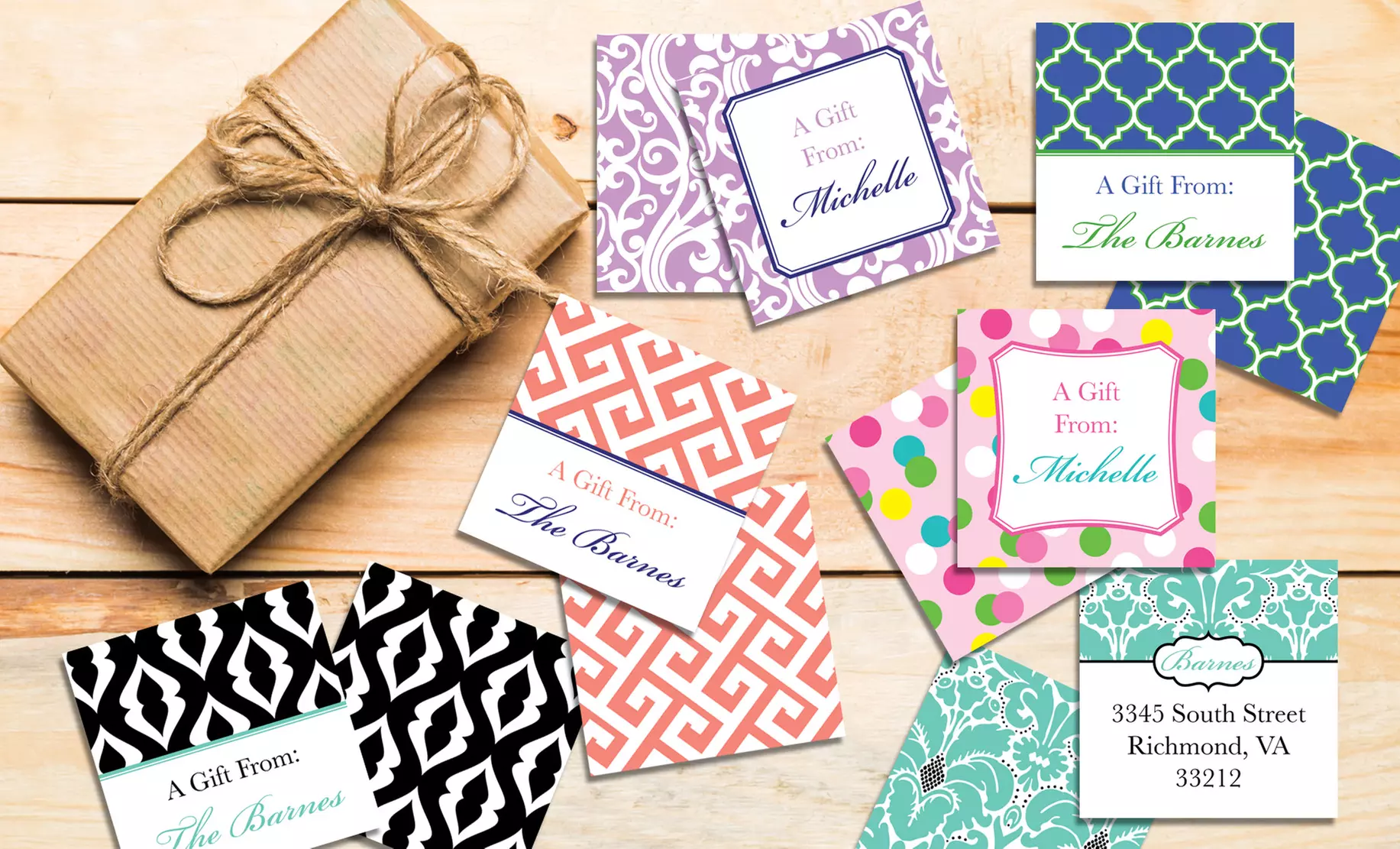 Personalized Cards from Paper Concierge (25, 50, or 75-Pack) - Primary Image
