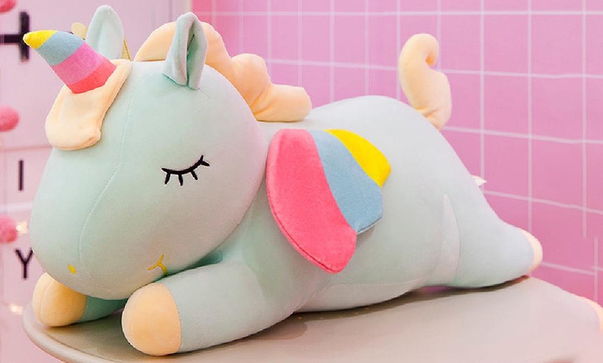 Image 2: 30cm, 40cm or 60cm Unicorn Plush Pillow