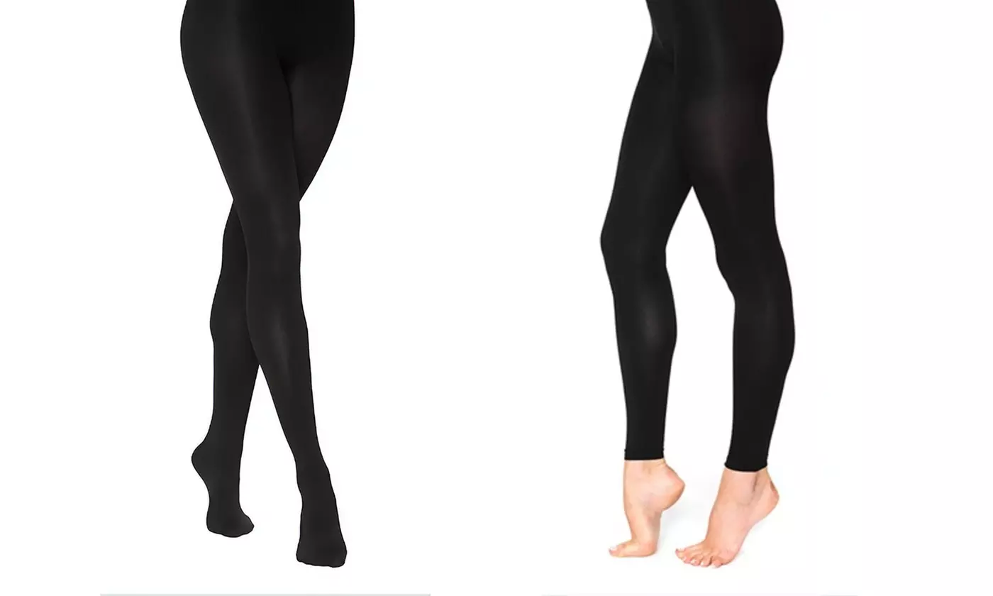 Women's Premium Fleece-Lined Warm Tights - Primary Image