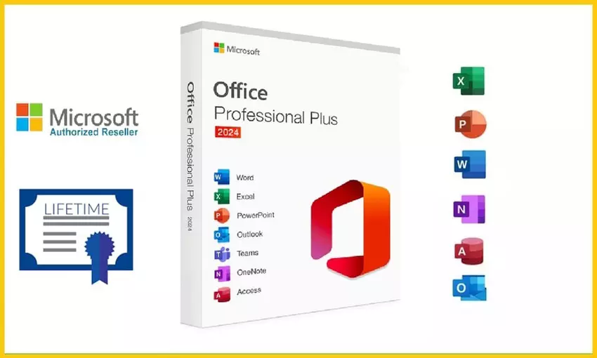Sichere dir lebenslang Microsoft Office 2024 - Alle Editionen | Offizielle digitale Lizenzen für Privat-, Geschäfts-User - Second Medium