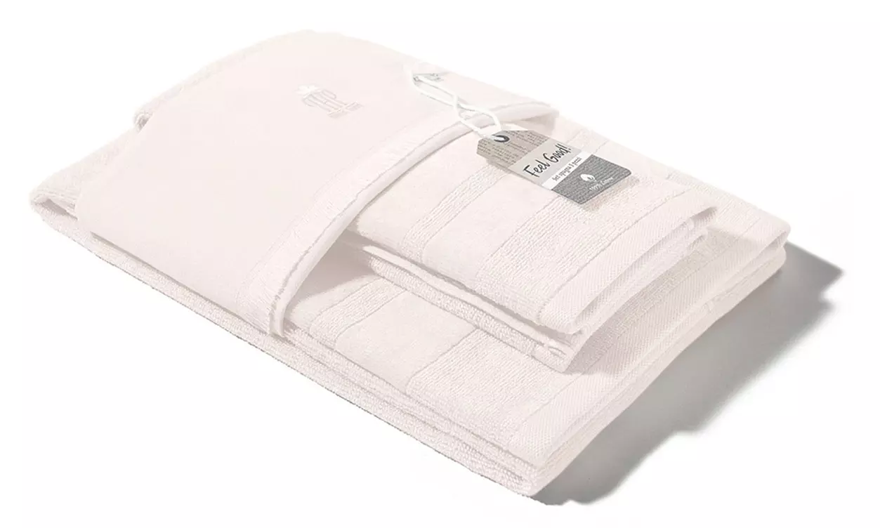 Set di asciugamani da bagno in spugna Joy