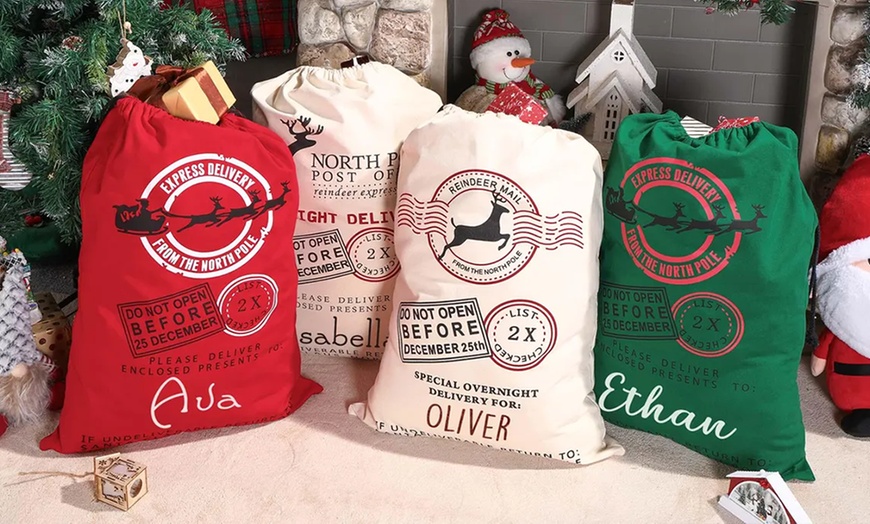 Image 6: Personalized Holiday Gifts: Customize Your Christmas Bags & Stockings!