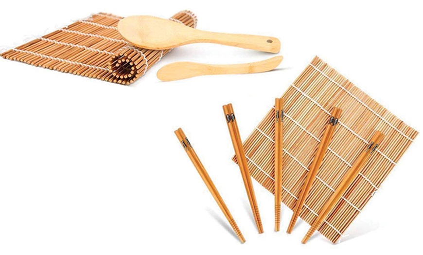 Image 7: Bamboo Sushi Making Kit