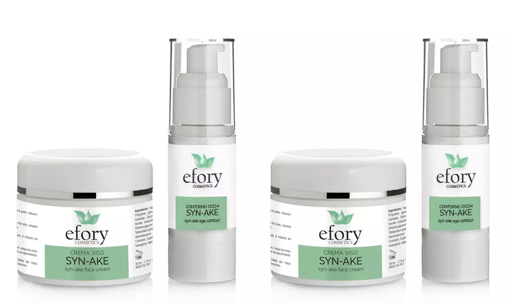 1 ou 2 kits crème visage et contour des yeux Syn Ake d'Efory Cosmetics - Second Medium