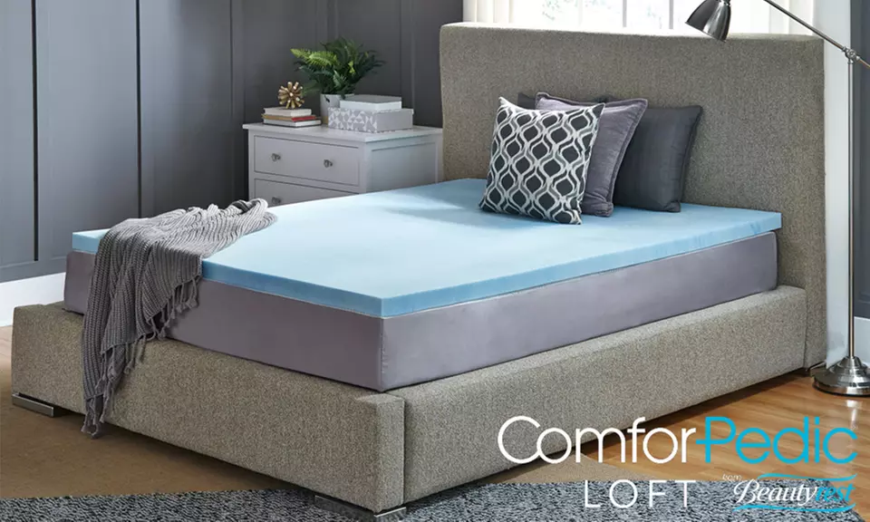 ComforPedic Loft from BeautyRest—Gel Memory Foam Mattress Toppers. Plush-Rated on Firmness Scale. - Primary Image