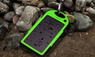 5,000mAh Solar-Powered Smartphone Charger