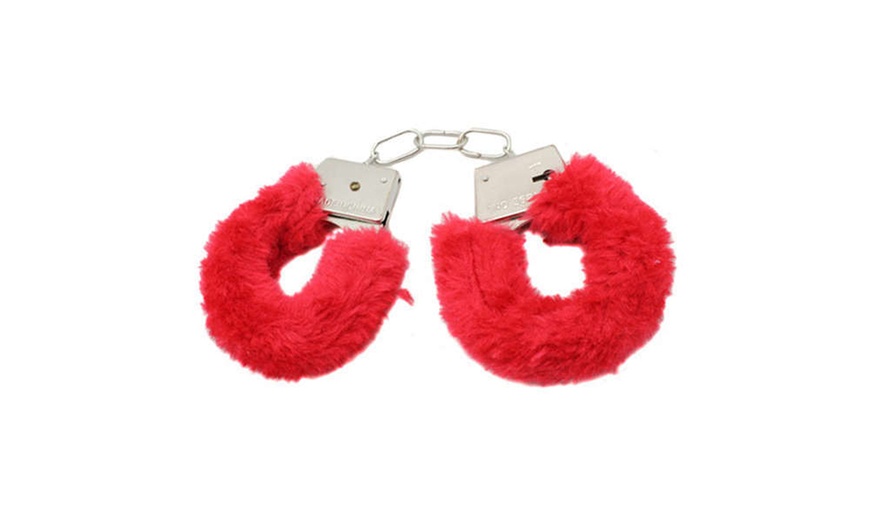 Image 7: One or Two Fluffy Handcuffs with Keys