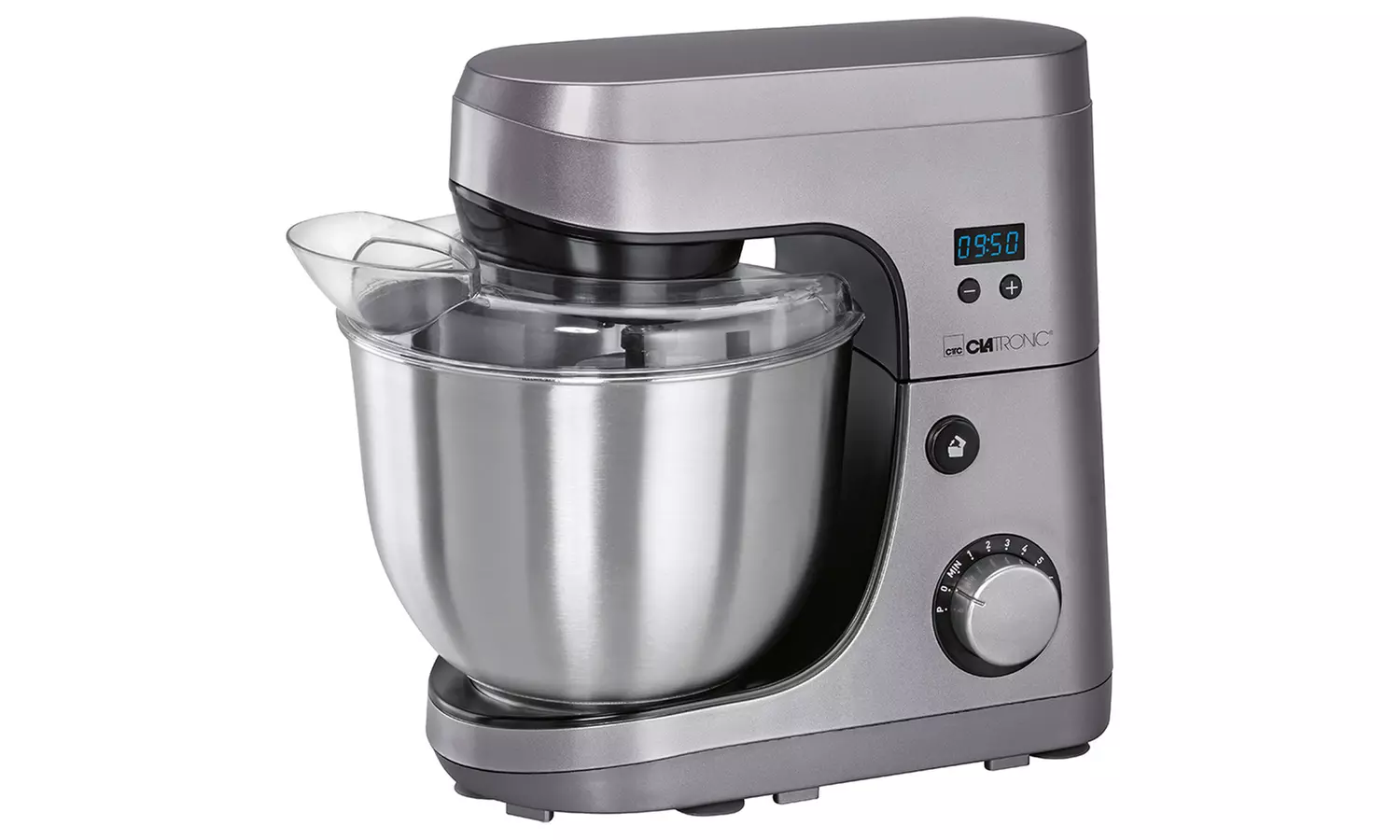 Clatronic KM 3610 Küchenmaschine in Silber - Primary Image