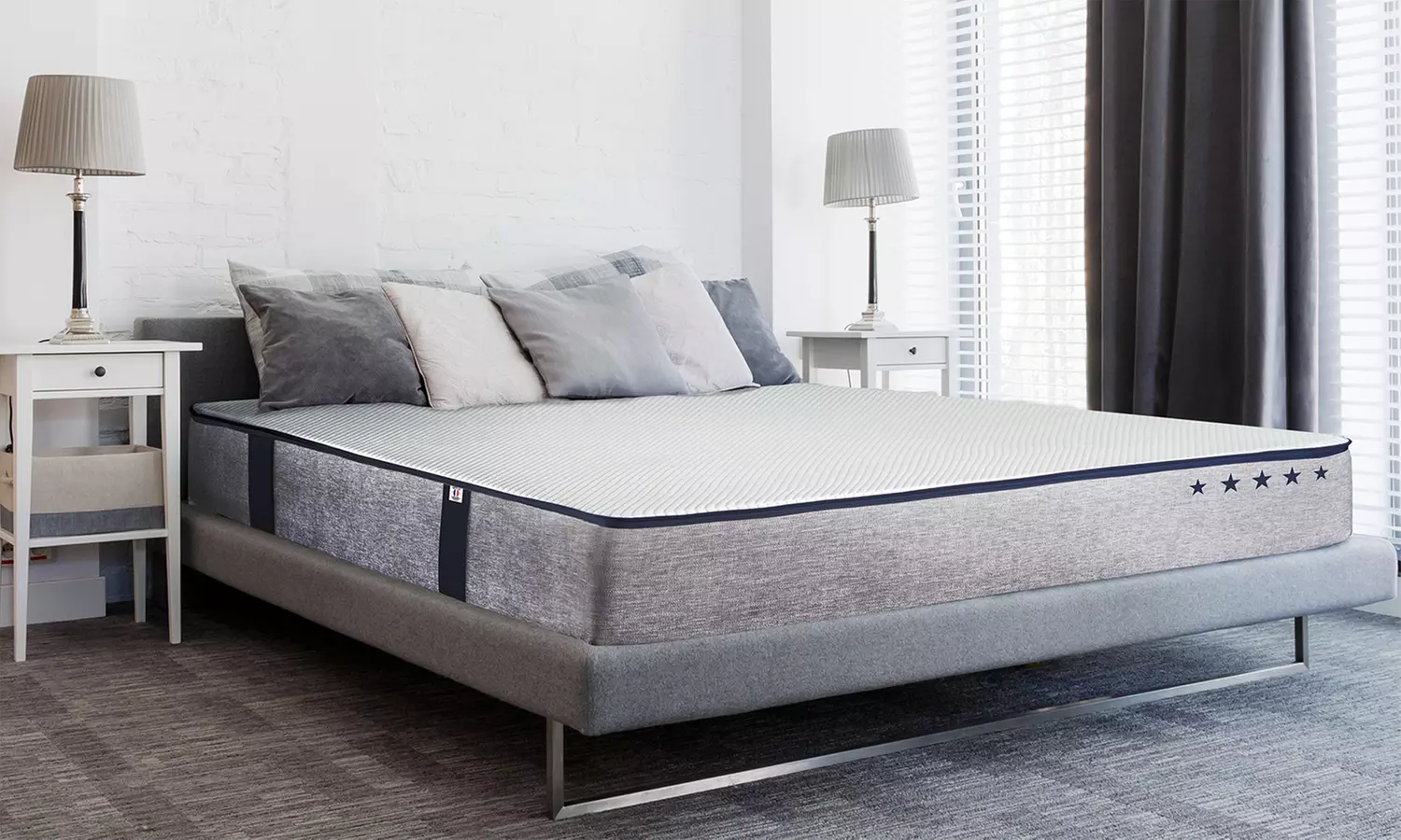 Matelas ELITE 5* en mémoire de forme, indéformable, Technologie AirSystem® + NeoFresh®, marque Nupsia Prestige - Primary Image