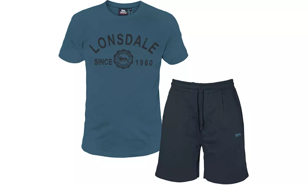 Completo uomo corto Lonsdale in cotone