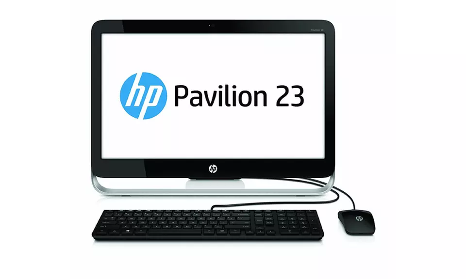 HP Pavilion 23" All-in-One Desktop Computer with AMD E-Series Processor and 4GB RAM (Manufacturer Refurbished) - Primary Image