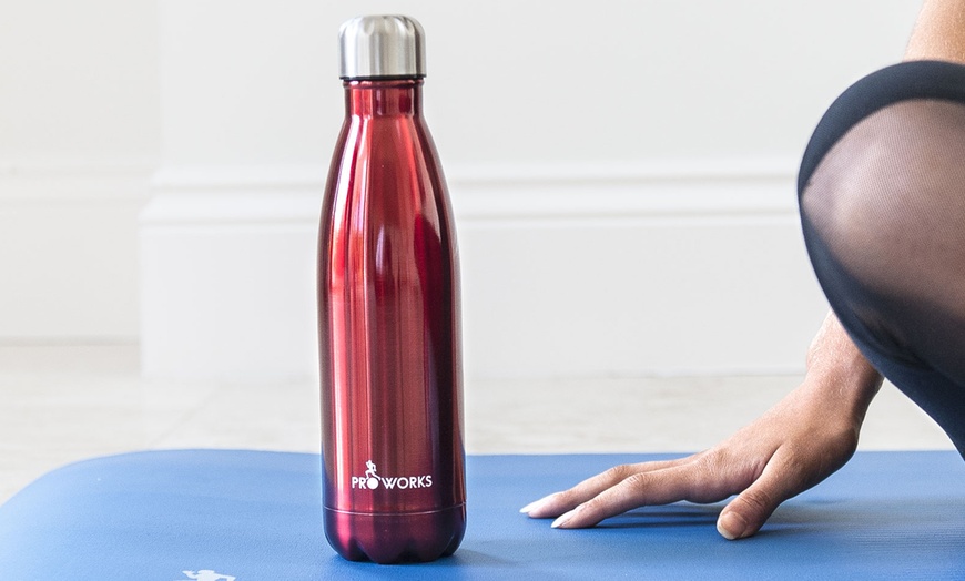 Image 18: ProWorks Metal Water Bottle