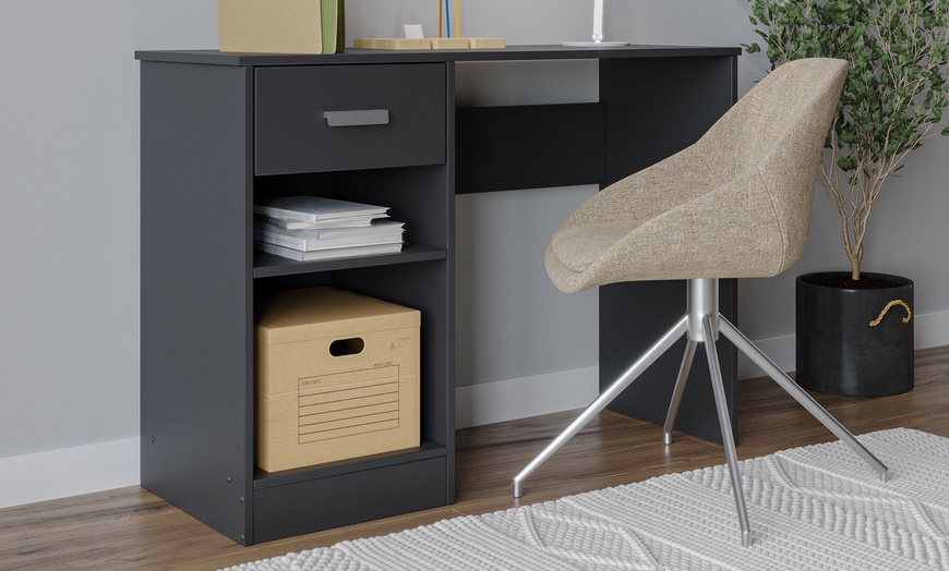 Image 7: Office Desk with One Drawer