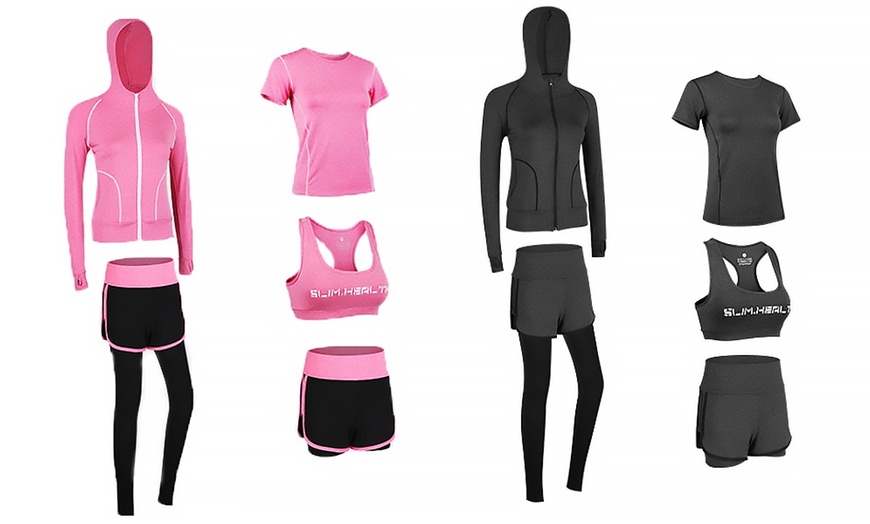 Image 6: Women's 5-Piece Workout Set