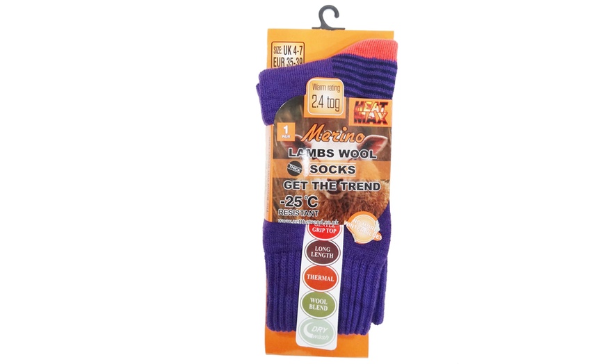 Image 6: Women's Thermal-Brushed Socks