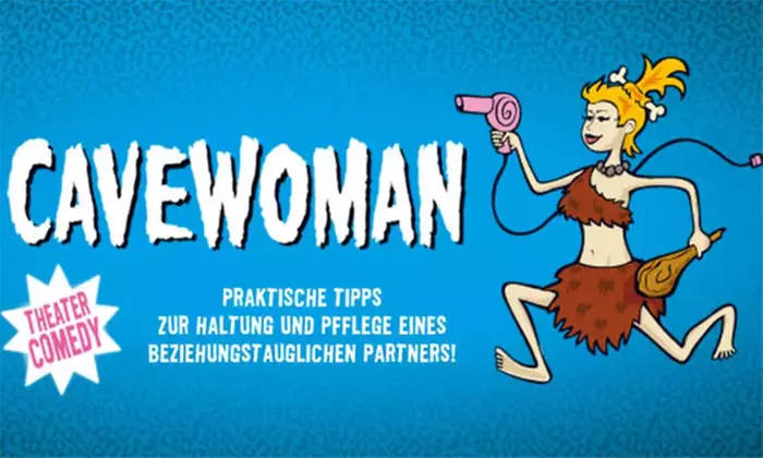 2 Tickets für die Theater-Comedy: „CAVEWOMAN“ am 30.04. im Berliner Kabarett-Theater Die Wühlmäuse (26% sparen) - Primary Image