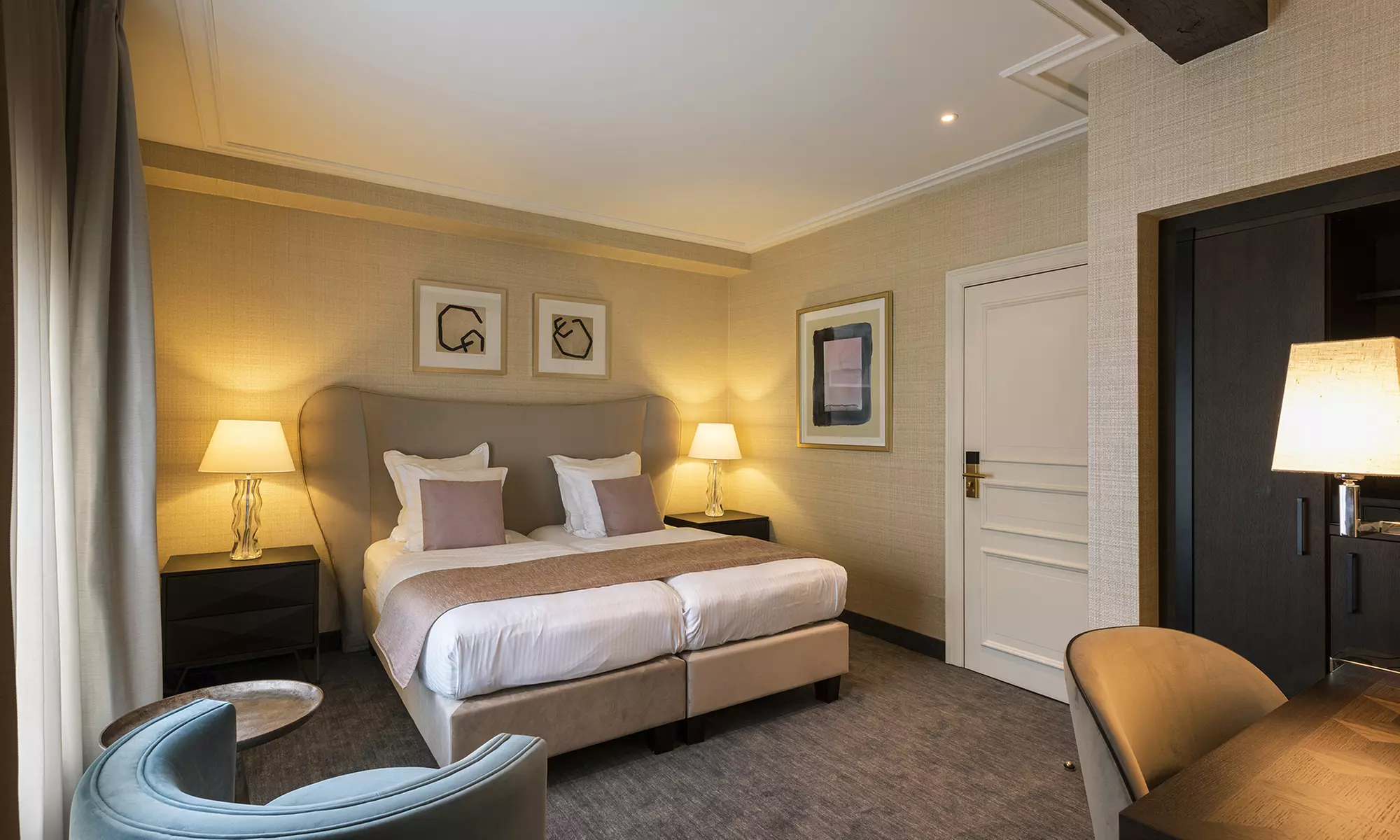 Belgia, Brugia: pokój 2-os. premium ze śniadaniem i strefą wellness