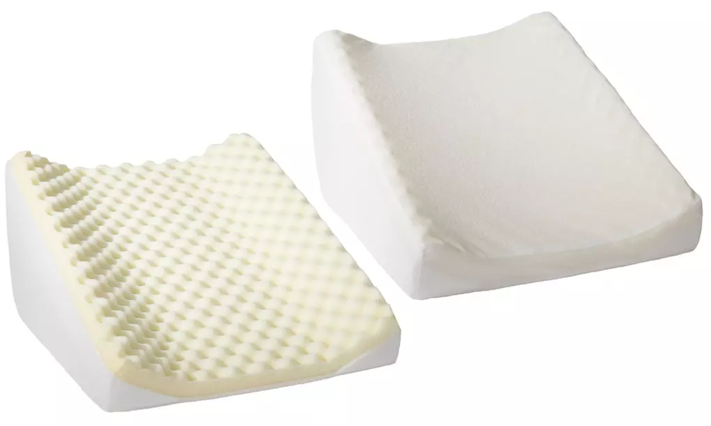 Bluestone Dual-Position Wedge Cushion with Terry Cloth Zippered Cover - Second Medium