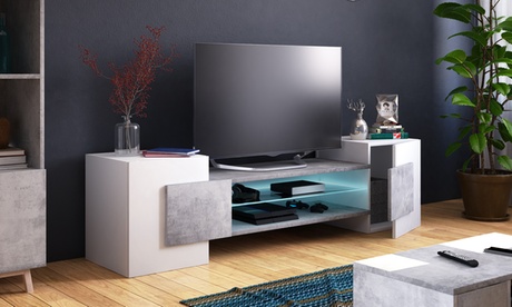 Meuble TV avec LED en option