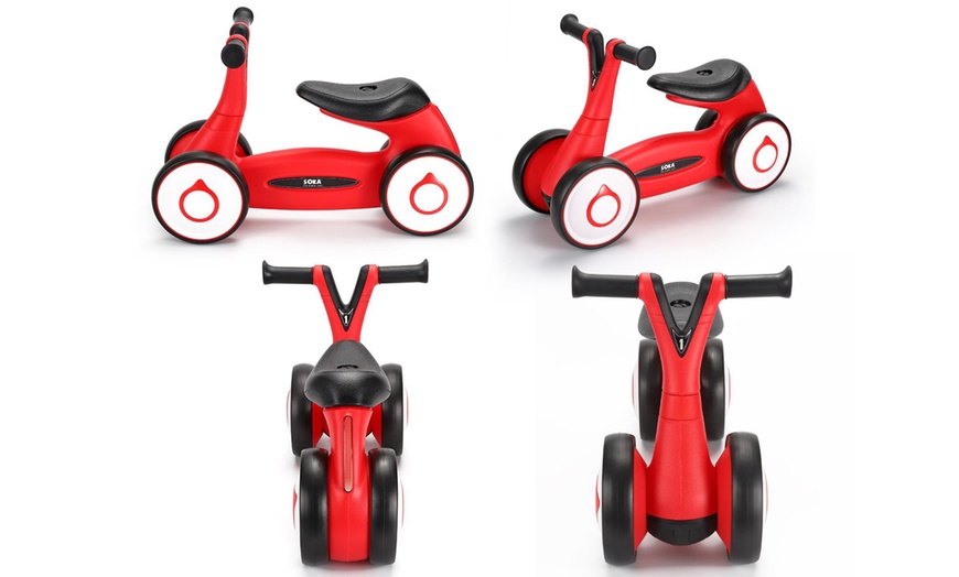 Image 6: Soka Four-Wheel Kids' Balance Bike