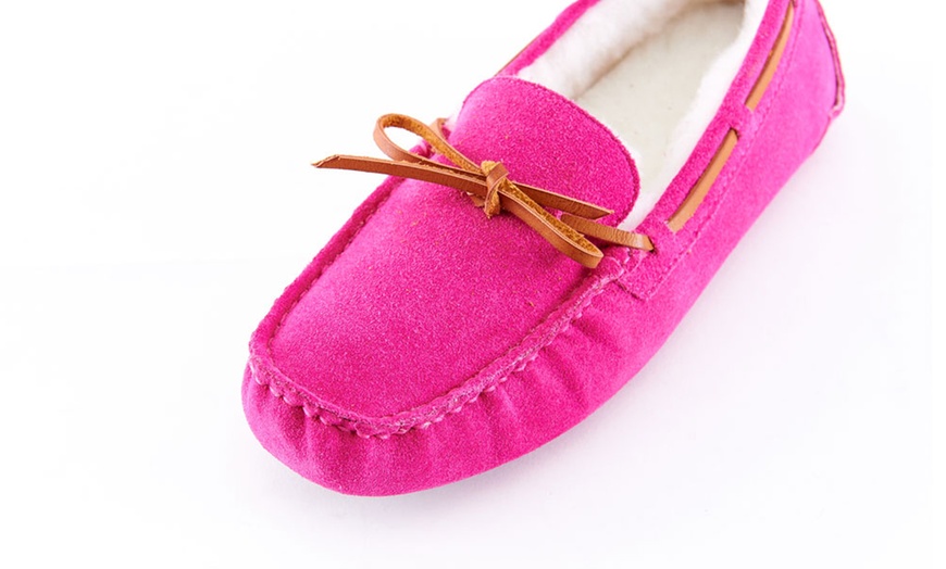 Image 6: Suède moccasins voor dames