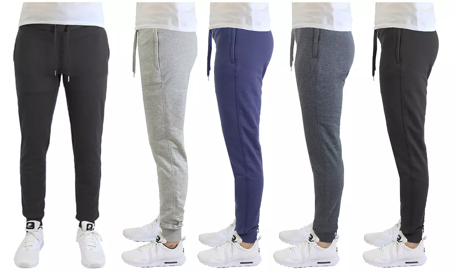 Men's Slim-Fit Joggers (3-Pack) - Primary Image