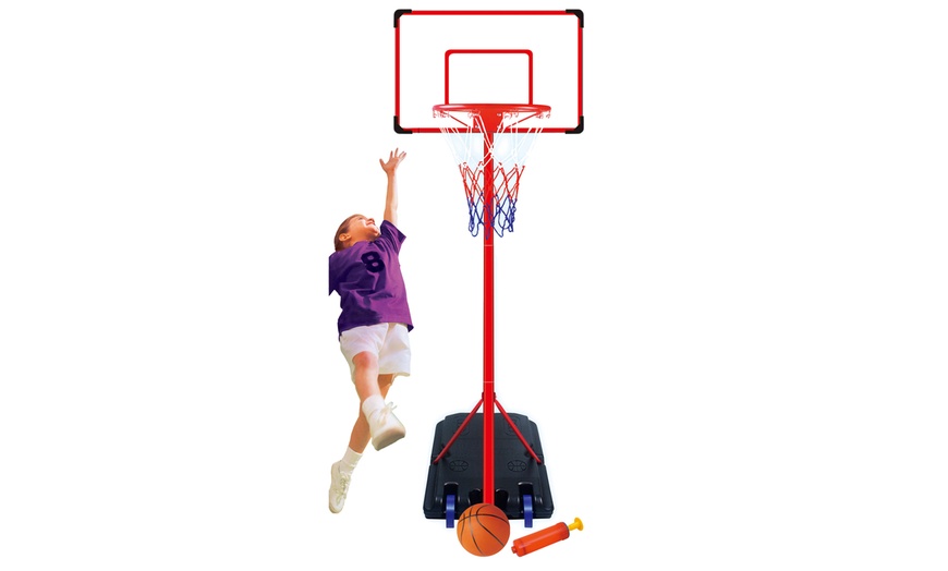 Image 24: Kids' Basketball Set with Ball