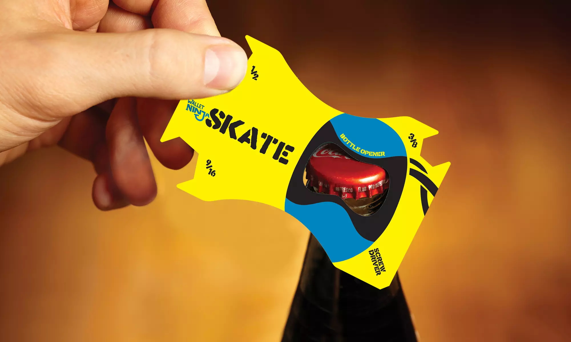 Wallet Ninja Skate Credit-Card-Sized Multitool - Second Medium
