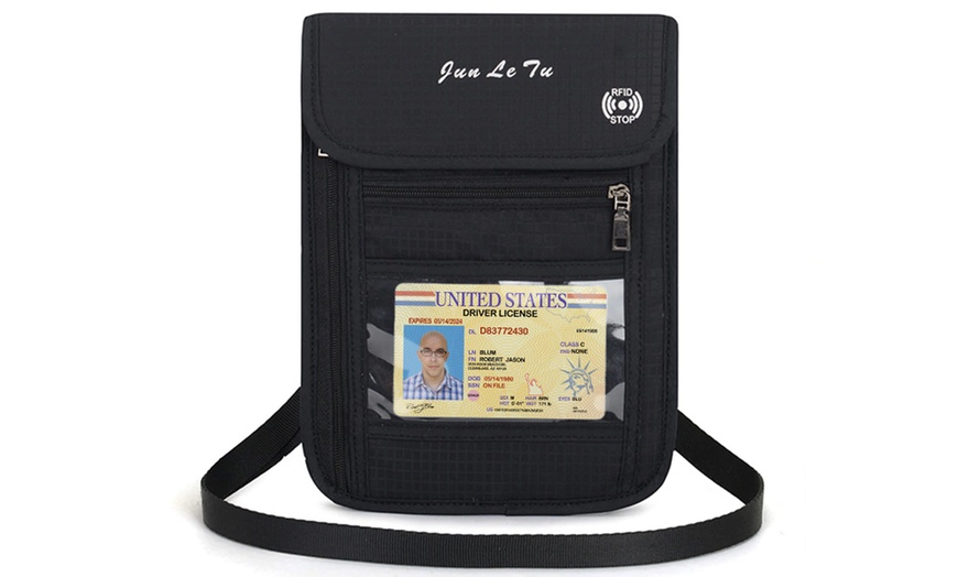 Image 5: RFID Crossbody Travel Bag