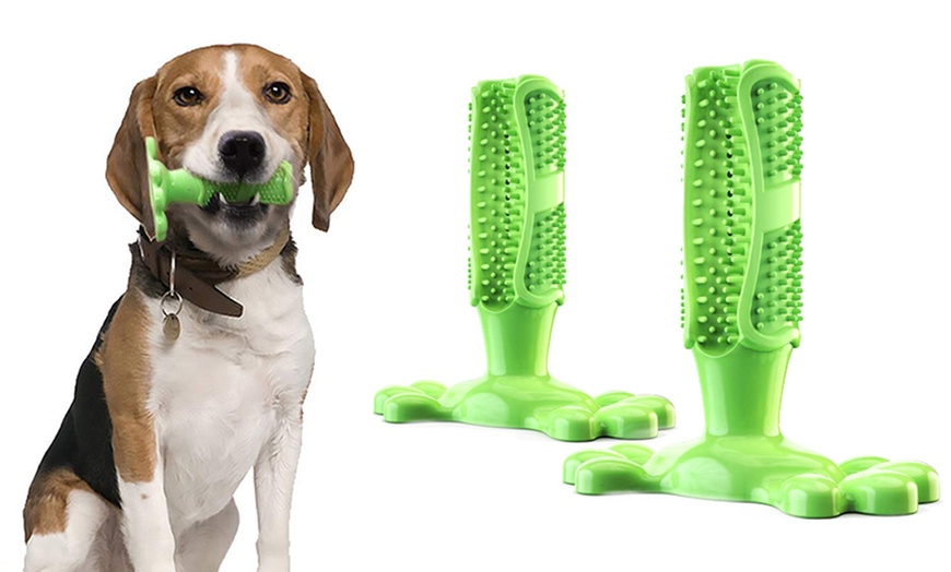 Image 1: Dog Toothbrush Dental Toy