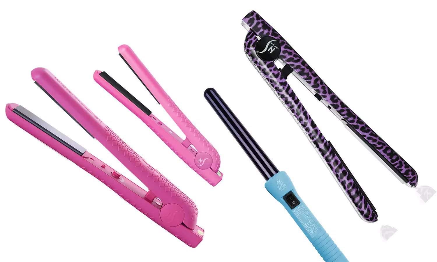 Hair Straightener and Curler Set | Groupon Goods, image size:1500x900