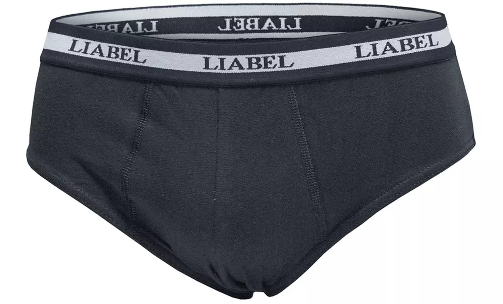 Lot de 6 sous-vêtements pour hommes en coton élastique Liabel