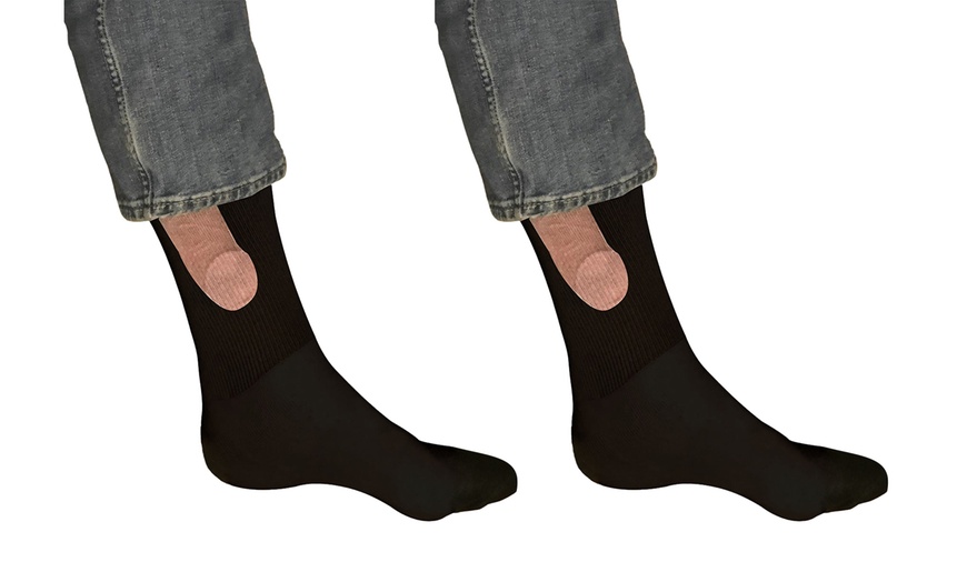 Image 6: One or Two Pairs of Show off Funny Socks