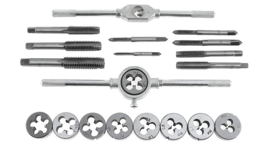 Image 6: 20-Piece Tap and Die Set